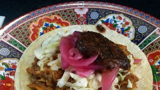 cochinita pibil Panuchos